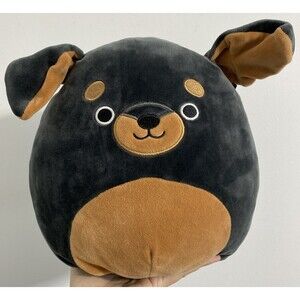 Squishmallows Mateo Rottweiler Dog Puppy 10" Soft Plush Stuffed Animal Huggable